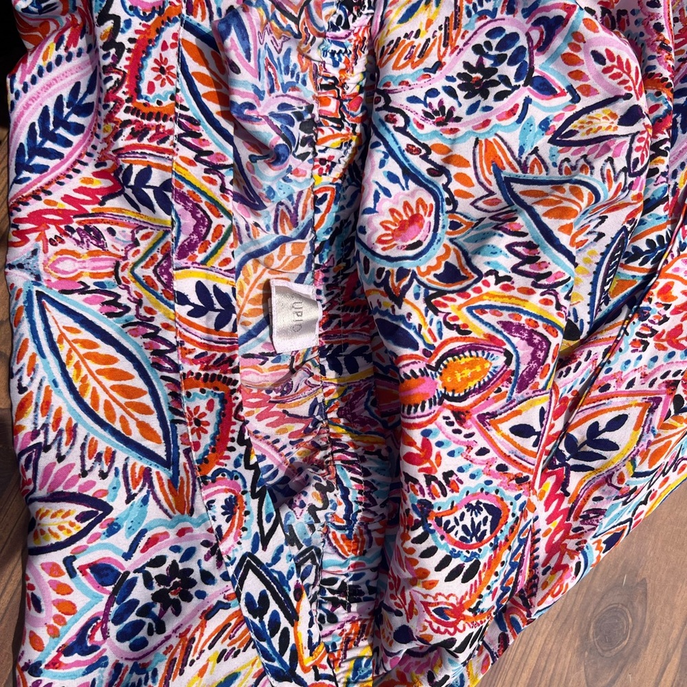 Colorful Paisley Print Skirt